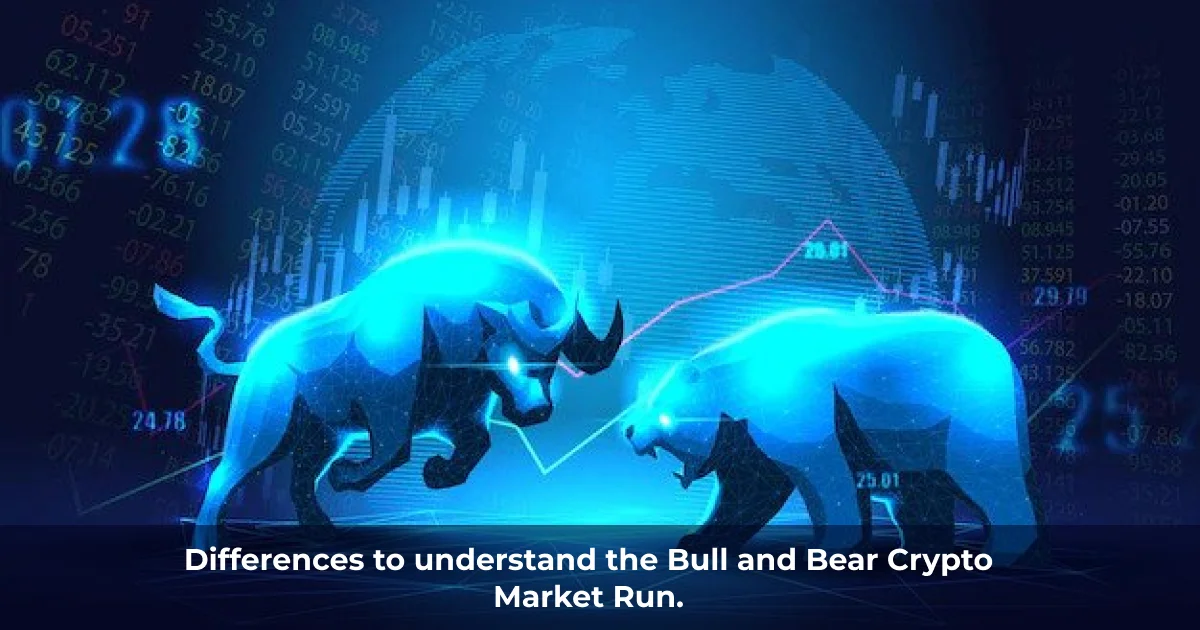  The difference between a bear and bull crypto market 